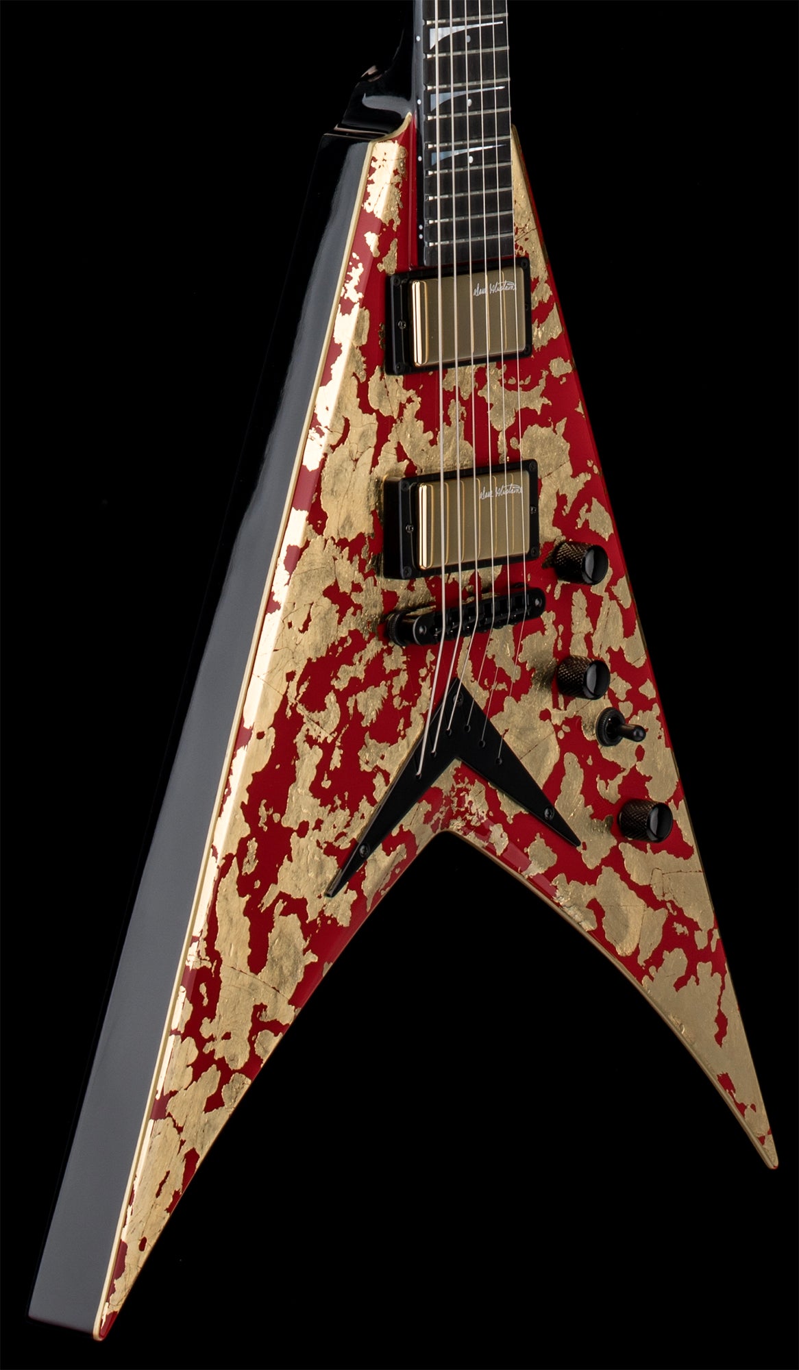 Dean USA Dave Mustaine VMNT Holy Grail LTD #1 of 33 - 24K Gold Leaf/Deep  Red #51309