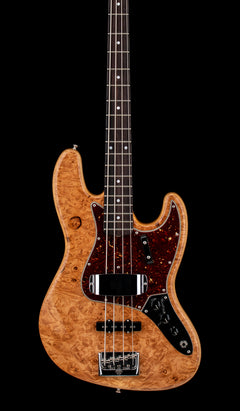 Fender Custom Shop Artisan Maple Burl Jazz Bass - Aged Natural #82687