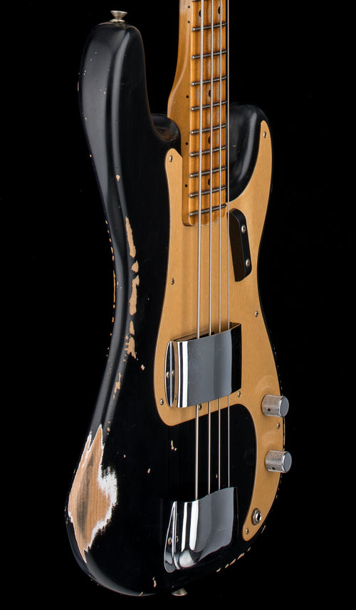 Fender Custom Shop '58 P Bass Heavy Relic - Aged Black #65886