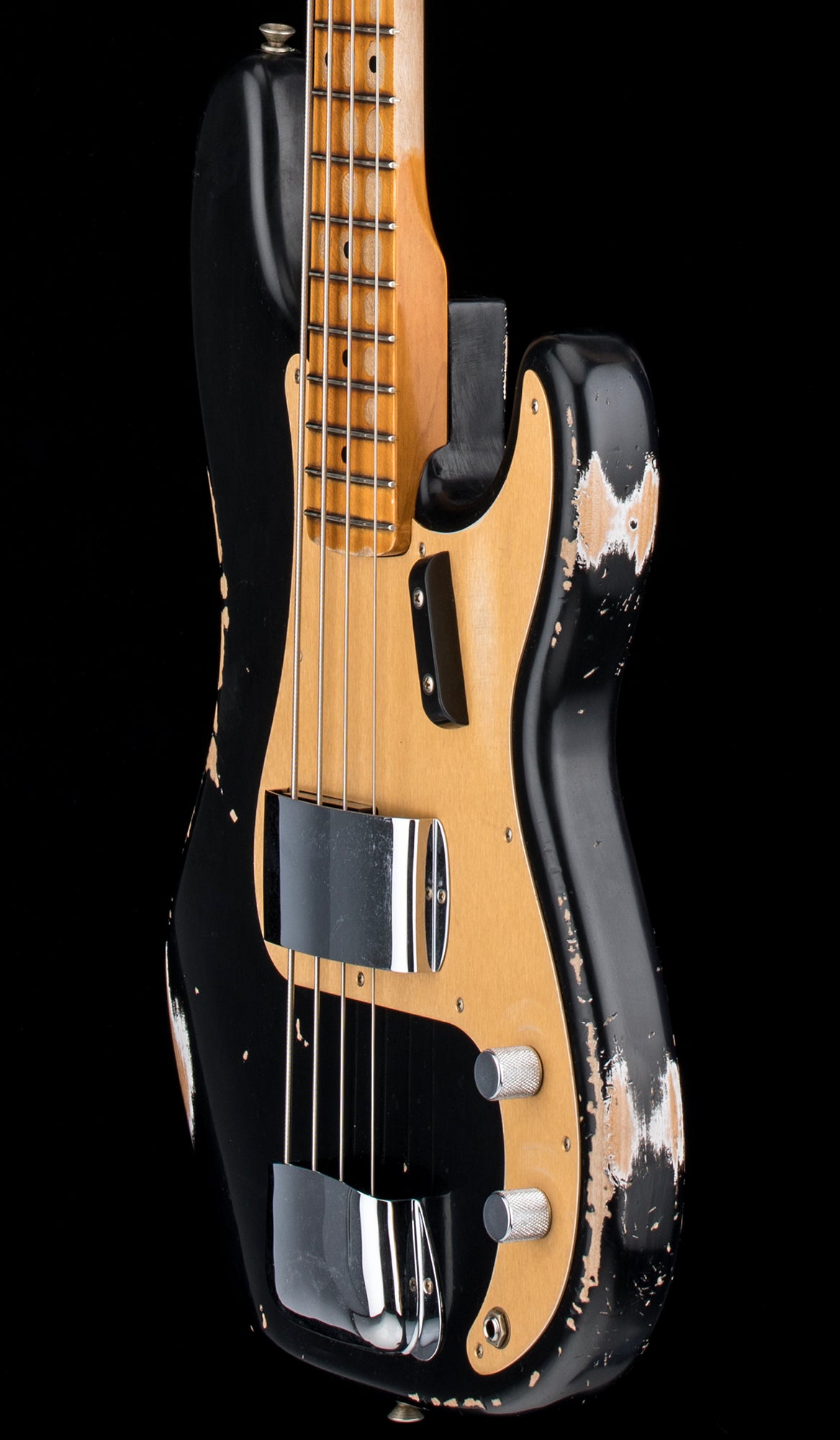 Fender Custom Shop '58 P Bass Heavy Relic - Aged Black