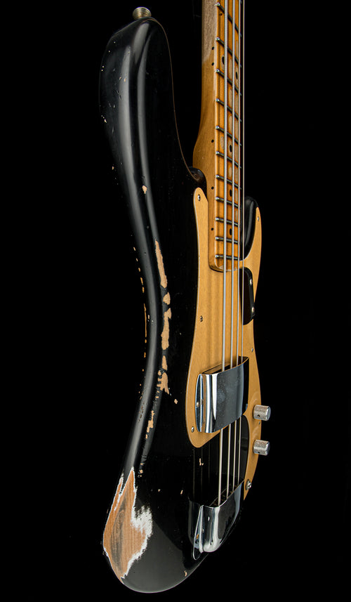 Fender Custom Shop '58 P Bass Heavy Relic - Aged Black #65886