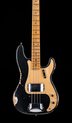 Fender Custom Shop '58 P Bass Heavy Relic - Aged Black #65886