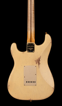 Fender Custom Shop LTD '55 Bone Tone Strat Relic - Aged Honey Blonde with Gold Hardware #81679