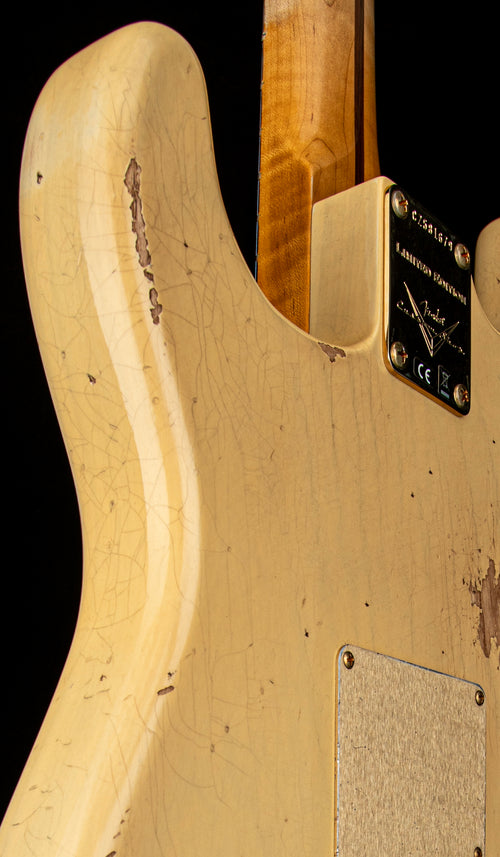 Fender Custom Shop LTD '55 Bone Tone Strat Relic - Aged Honey Blonde with Gold Hardware #81679