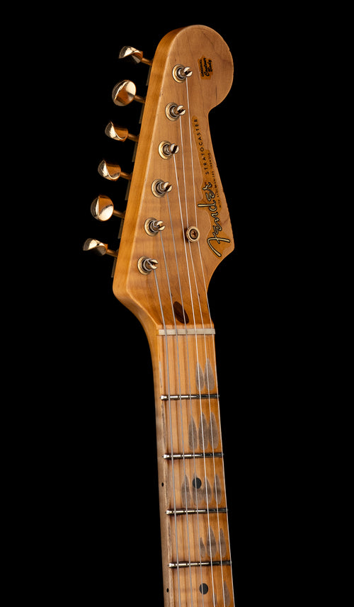 Fender Custom Shop LTD '55 Bone Tone Strat Relic - Aged Honey Blonde with Gold Hardware #81679