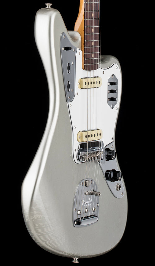 Fender Custom Shop 1963 Jaguar DLX Closet Classic - Aged Inca Silver #64808