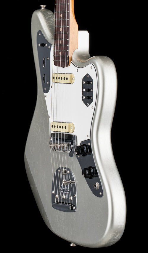 Fender Custom Shop 1963 Jaguar DLX Closet Classic - Aged Inca Silver #64808