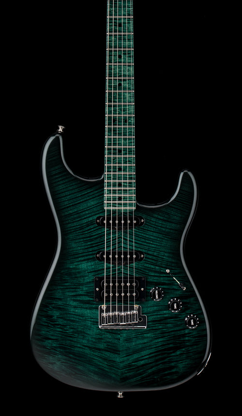 Fender Custom Shop Empire 67 Super Stratocaster NOS AAAAA Flame Top Masterbuilt Levi Perry - British Racing Green Burst #17100