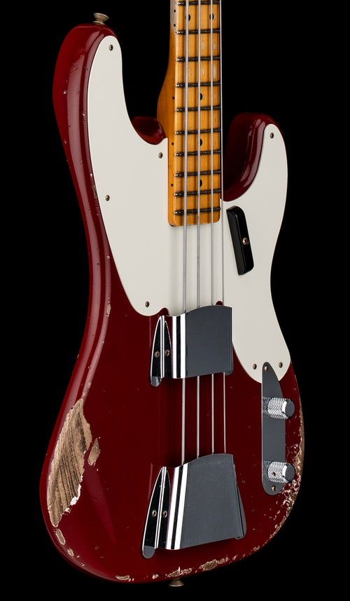 Fender Custom Shop Limited Edition '54 Precision Bass Heavy Relic - Aged Cimarron Red #79799