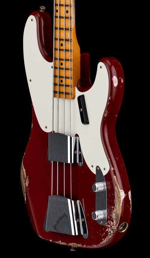 Fender Custom Shop Limited Edition '54 Precision Bass Heavy Relic - Aged Cimarron Red #79799