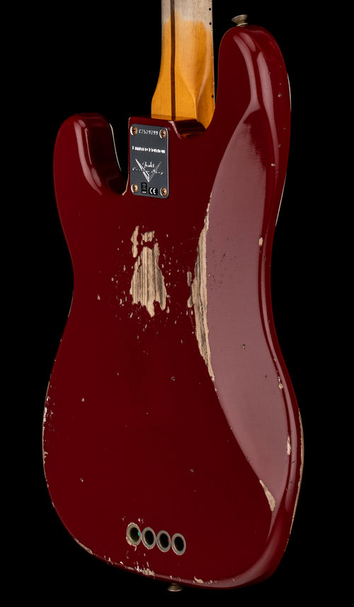 Fender Custom Shop Limited Edition '54 Precision Bass Heavy Relic - Aged Cimarron Red #79799