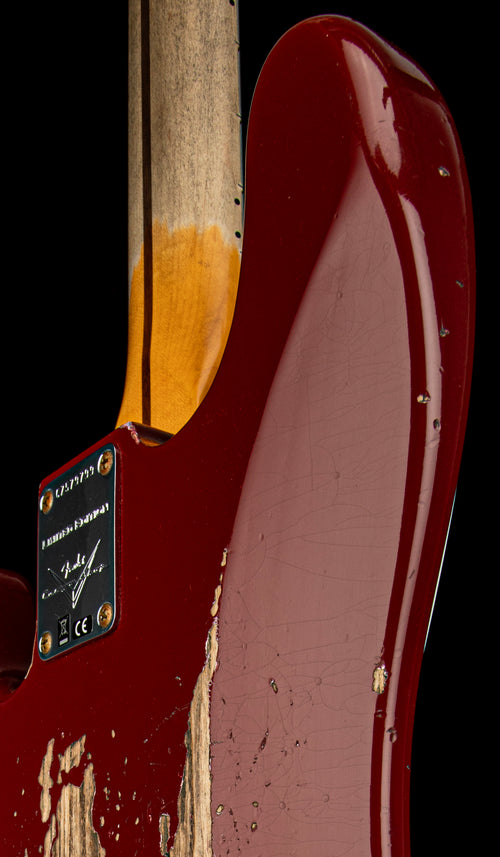 Fender Custom Shop Limited Edition '54 Precision Bass Heavy Relic - Aged Cimarron Red #79799