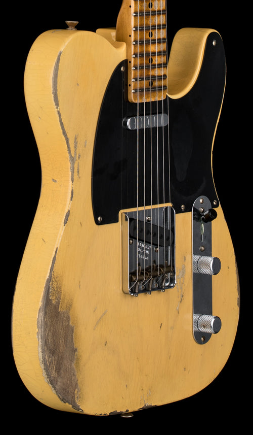 Used Fender Custom Shop 1951 Nocaster Heavy Relic (2018) - Faded Nocaster Blonde #18058 with Original Hard Case