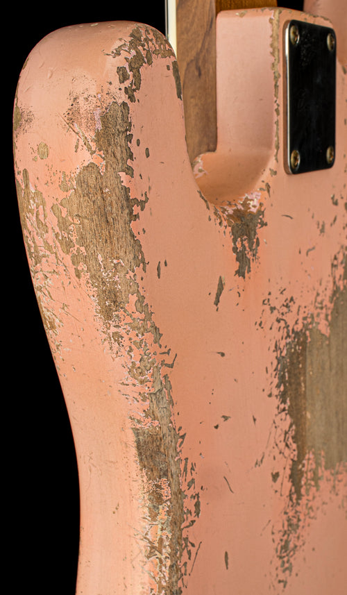 Castedosa Guitars JPC Short Scale Bass - Aged Shell Pink #533