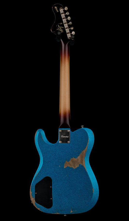 Castedosa Guitars Marianna Bevel - Aged Blue Sparkle #504