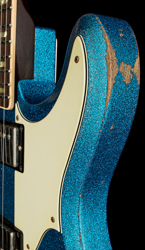 Castedosa Guitars Marianna Bevel - Aged Blue Sparkle #504