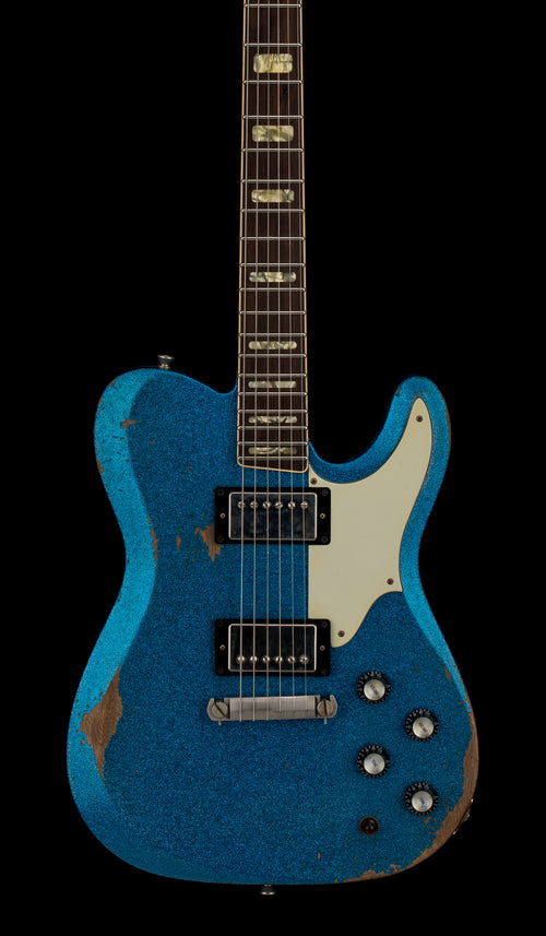 Castedosa Guitars Marianna Bevel - Aged Blue Sparkle #504
