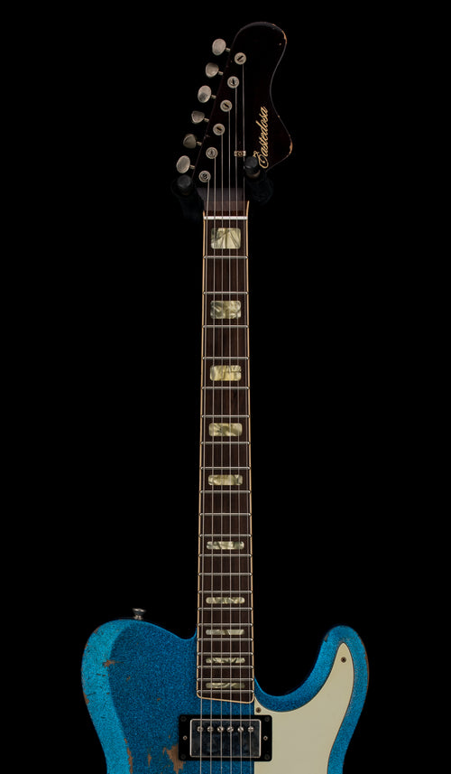 Castedosa Guitars Marianna Bevel - Aged Blue Sparkle #504
