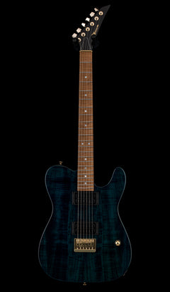 Charvel Custom Shop S2 2H HT Got the Blues - Deep Turquoise Forest #19852