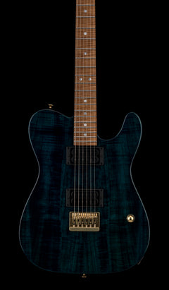 Charvel Custom Shop S2 2H HT Got the Blues - Deep Turquoise Forest #19852