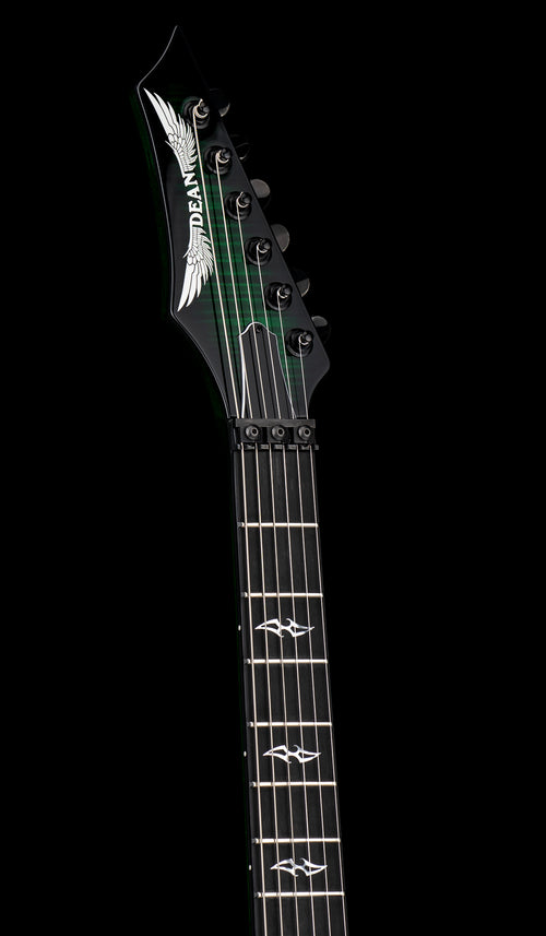 Dean USA ML Flame Top Kahler - Emerald Green Burst #21098