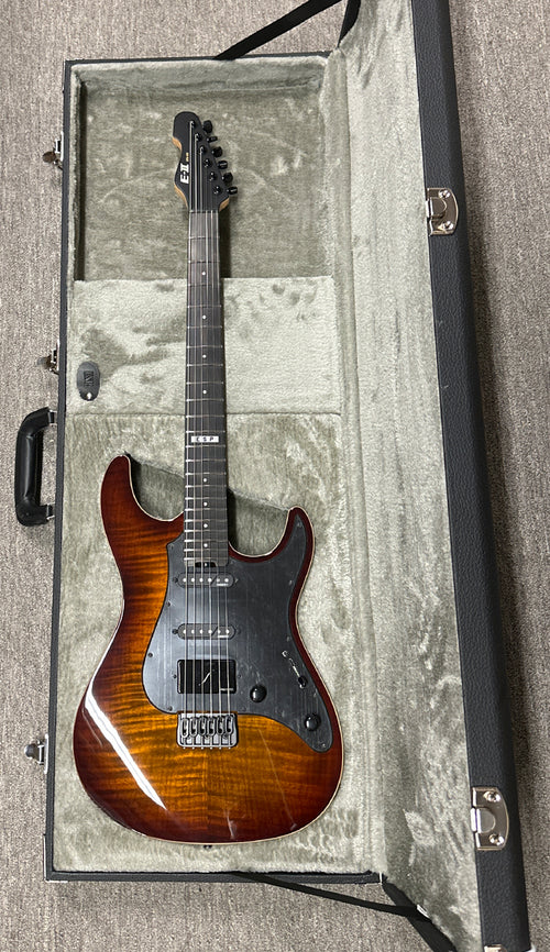 ESP E-II SN-III HT - Tiger Eye Sunburst #ES5821243 (Factory Demonstration Model)