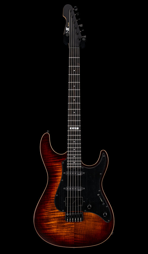 ESP E-II SN-III HT - Tiger Eye Sunburst #ES5821243 (Factory Demonstration Model)