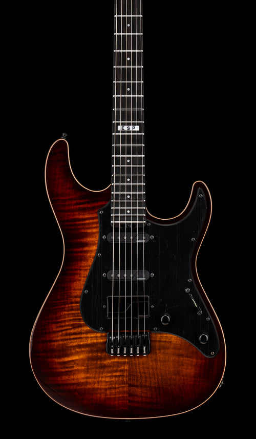 ESP E-II SN-III HT - Tiger Eye Sunburst #ES5821243 (Factory Demonstration Model)