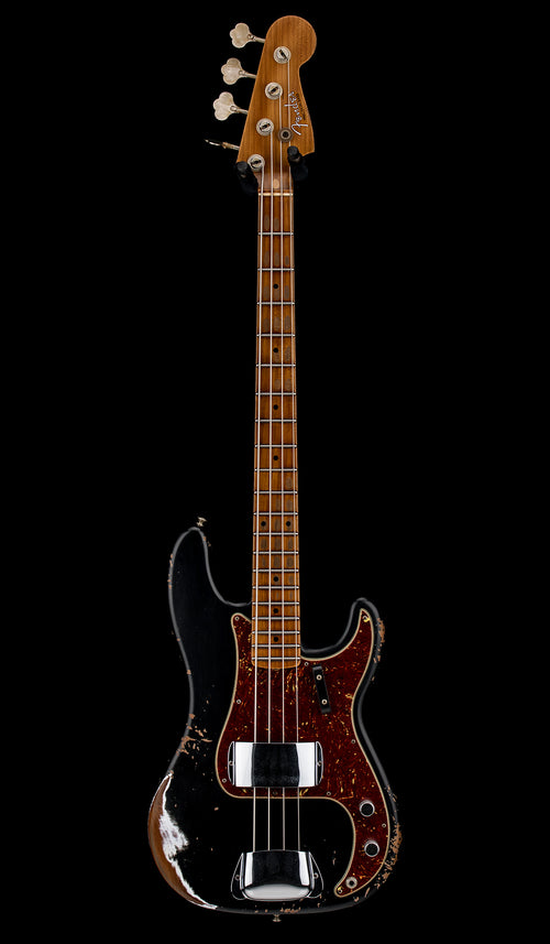 Fender Custom Shop Empire 58 Precision Bass Heavy Relic - Faded Aged Black #90930