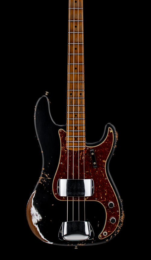 Fender Custom Shop Empire 58 Precision Bass Heavy Relic - Faded Aged Black #90930