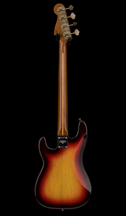 Fender Custom Shop Empire 58 Precision Bass Journeyman Relic - Aged Chocolate 3-Tone Sunburst #90325