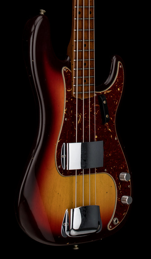 Fender Custom Shop Empire 58 Precision Bass Journeyman Relic - Aged Chocolate 3-Tone Sunburst #90325