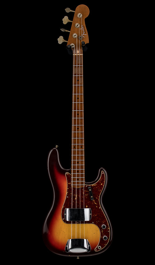 Fender Custom Shop Empire 58 Precision Bass Journeyman Relic - Aged Chocolate 3-Tone Sunburst #90325