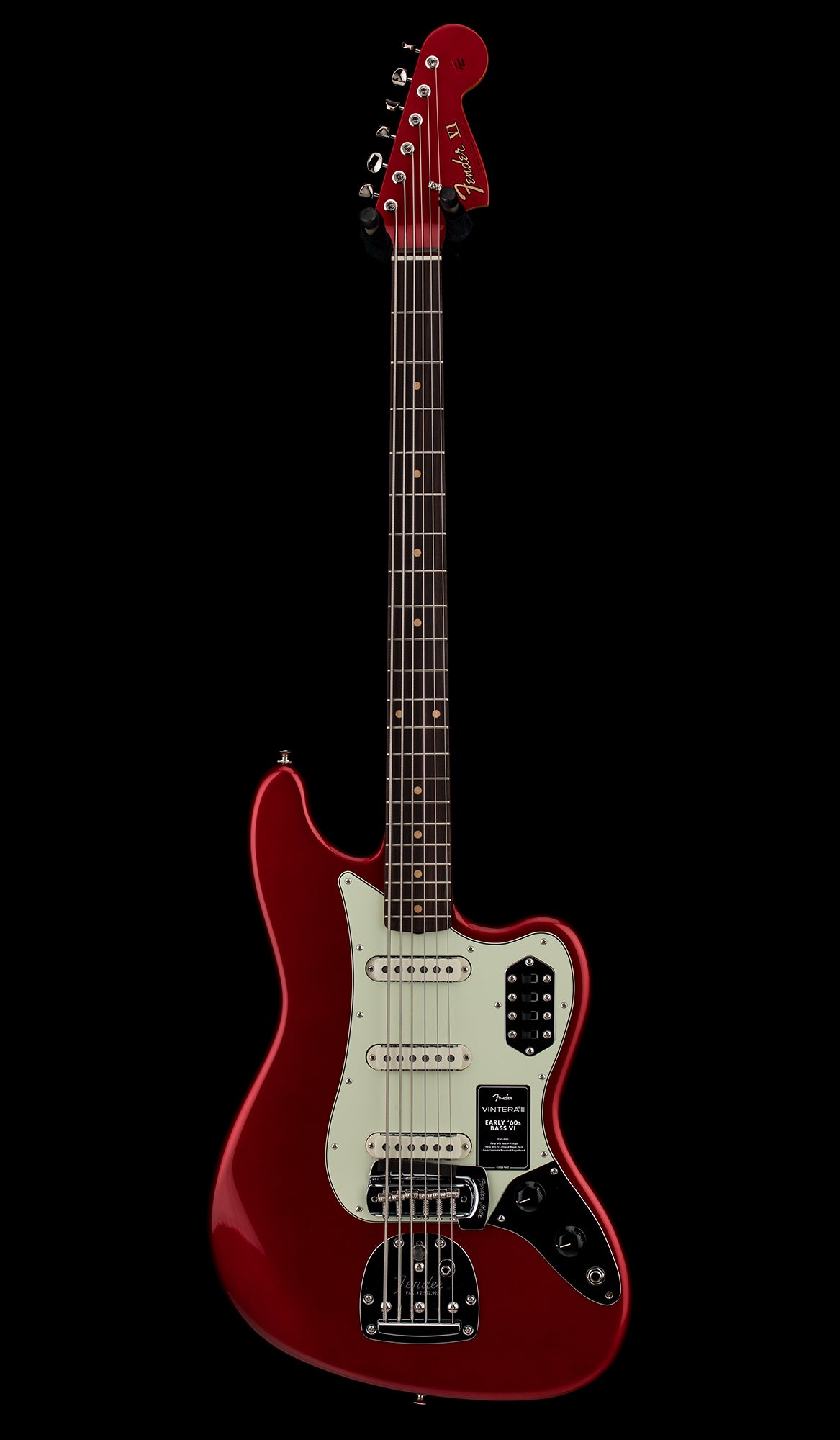 ギター Fender Fender Vintera III Early '60s Bass VI - Candy Apple Red #30315
