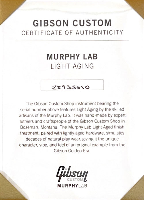 Gibson Custom Shop 1960 Hummingbird Murphy Lab Heavy Aged - Washed Cherry Sunburst #35010