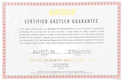 Gretsch Limited Edition '58 Penguin G6134T-58 - Light Blue Pearl #51140