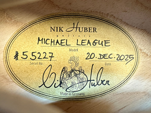 Nik Huber Michael League Signature Rietbergen Bass - Natural #55227