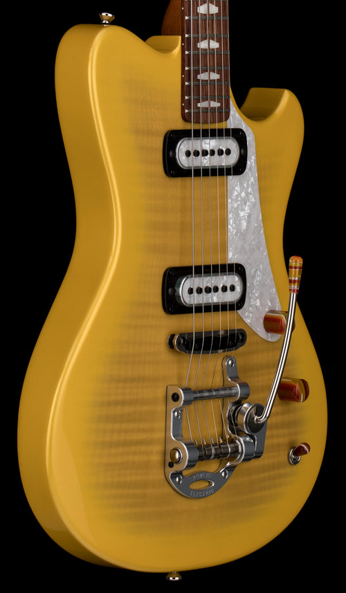 Powers Electric A-Type Select PF42 - Saffron Yellow Metallic Ghost Flame #B303