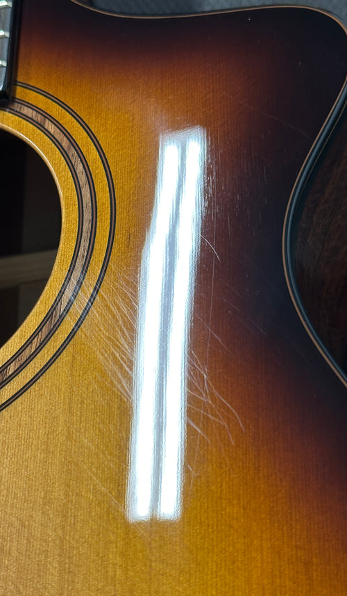 Used Breedlove Solo Pro Concert CE 12-String (2022) - Edgeburst #09948 with Original Hard Case