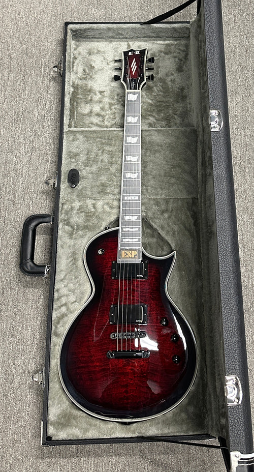 Used ESP E-II Eclipse - See Thru Black Cherry Sunburst #82243 with Original Hard Case