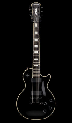 Used Epiphone Limited Edition Matt Heafy Les Paul Custom-7 (2015) - Ebony #01303 with Gig Bag