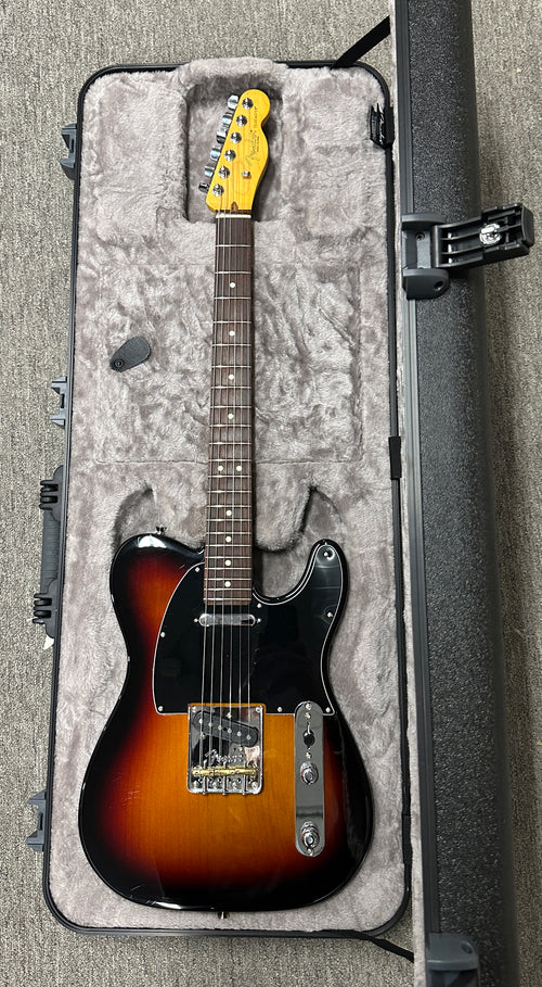 Used Fender American Professional II Telecaster - 3-Color Sunburst #42044 with Original Hard Case