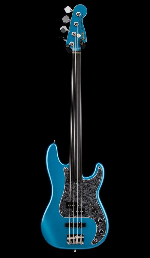 Used Fender Tony Franklin Fretless Precision Bass (2022) - Lake Placid Blue #42198 with Original Hard Case