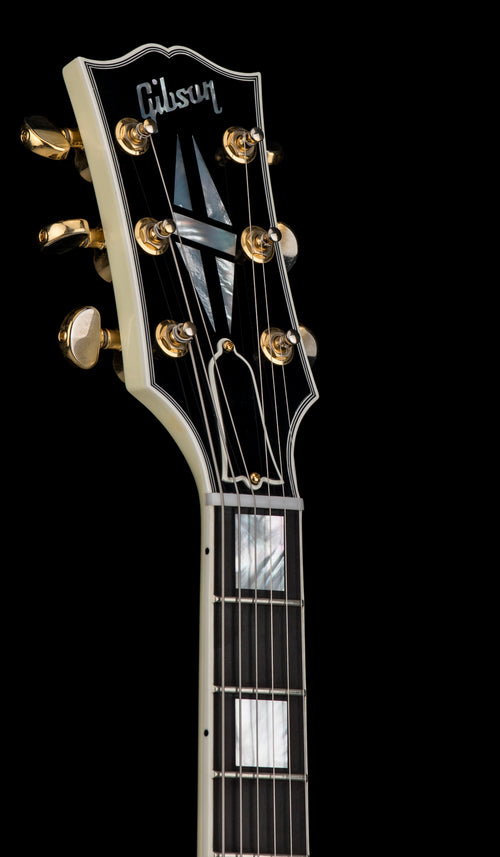 Used Gibson Custom Shop 60th Anniversary 1961 Les Paul SG Custom With Sideways Vibrola (2021) - Polaris White #07561 with Original Hard Case
