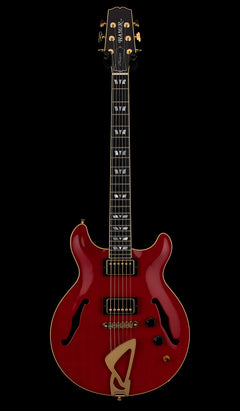 Used Hamer Newport Pro Custom (2005) - Ruby Red #53822 with Original Hard Case