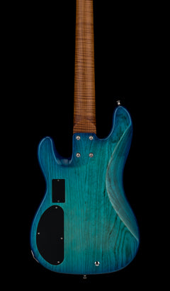 Used Mike Lull Custom PT5 Bass (2025) - Light Blue Burst #3993 with Gig Bag