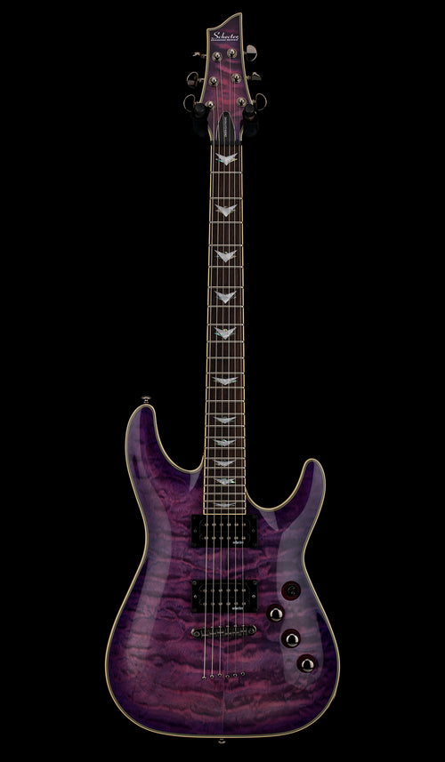 Used Schecter Omen Extreme-6 (2019) - Electric Magenta #52153 with Gig Bag