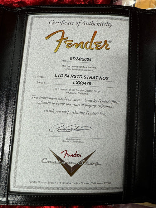 Fender Custom Shop Limited Edition 1954 Roasted Stratocaster NOS - '55 Desert Tan #0479