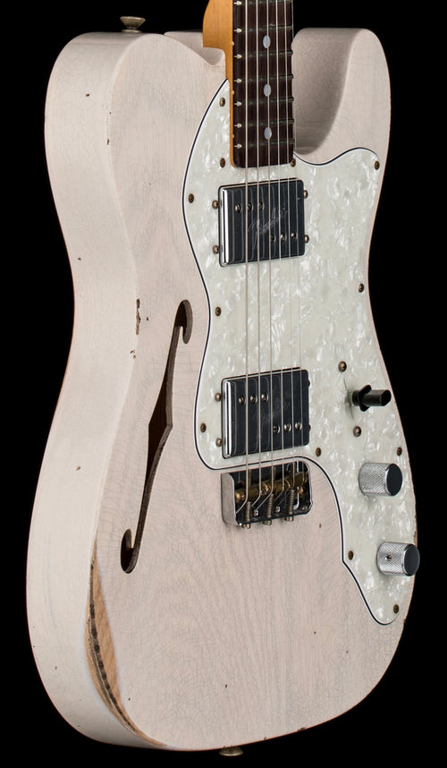 Fender Custom Shop Limited Edition 1964 "Bobbed" Telecaster Thinline Relic - Aged White Blonde #75376