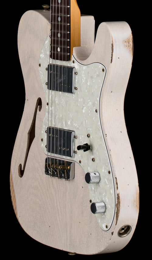 Fender Custom Shop Limited Edition 1964 "Bobbed" Telecaster Thinline Relic - Aged White Blonde #75376